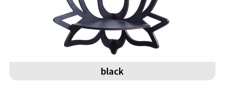Elite Lotus Hollow Wall-Mounted Decorative Rack