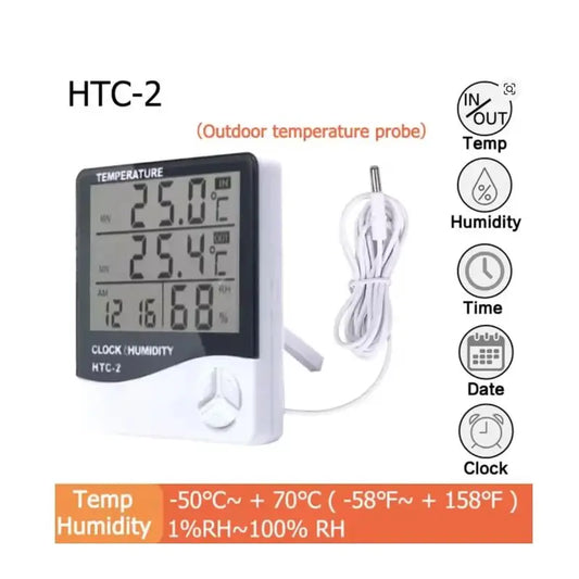 3-in-1 Digital Weather Station & Humidity Monitor