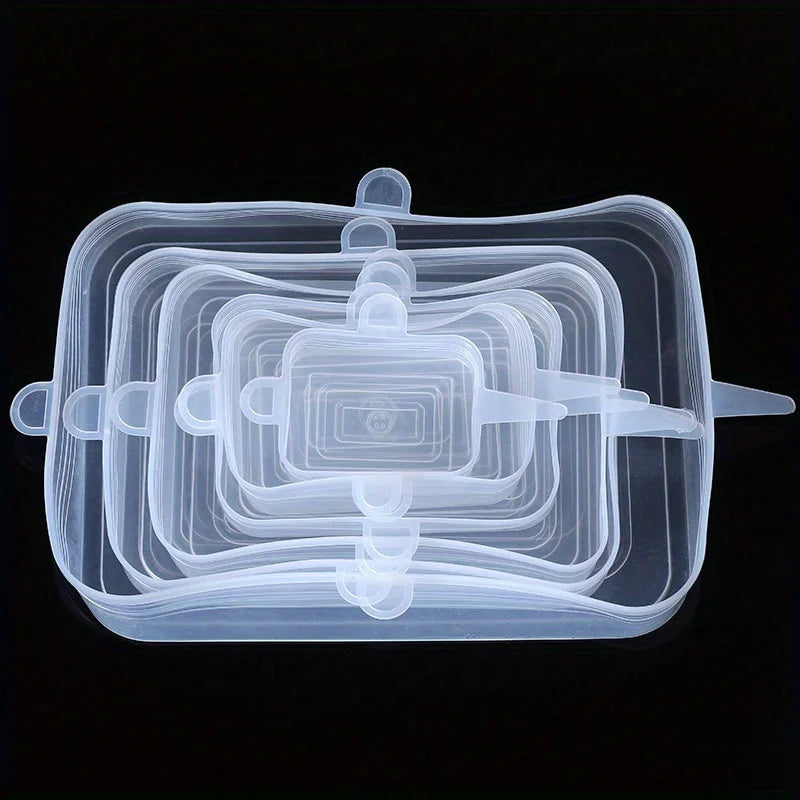 Elite Eco-Friendly Silicone Bowl Covers (Set of 6)