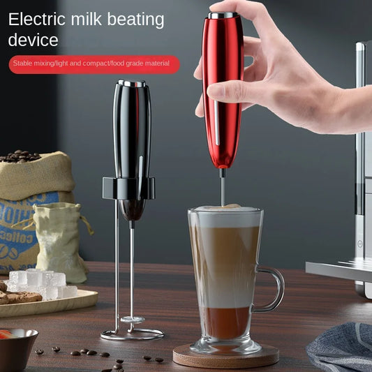 Professional Drink Mixer & Milk Frother – Cordless Battery-Powered Foamer for Lattes & Matcha