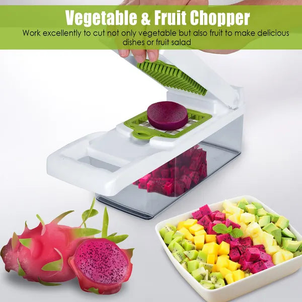 12-in-1 Professional Vegetable Chopper & Slicer Set