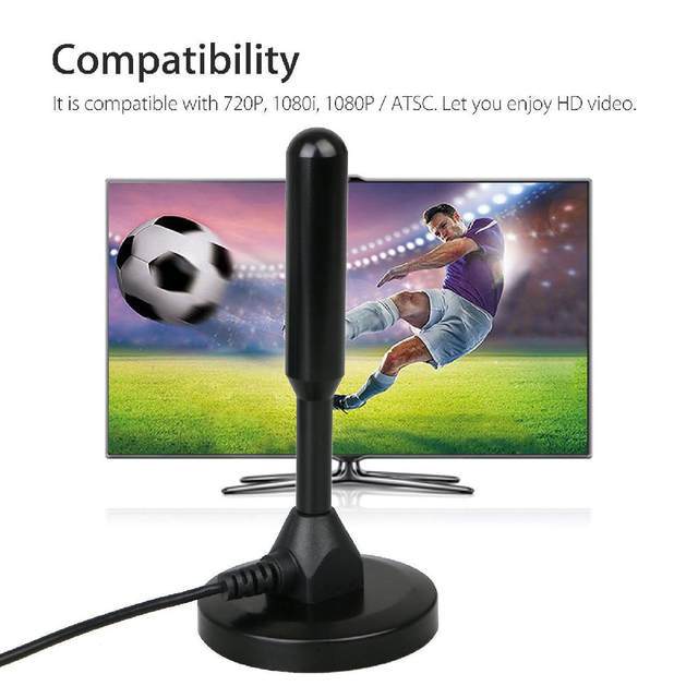 ClearView™ Ultra HD Digital TV Antenna – 200+ Mile Range Indoor/Outdoor Amplified Aerial