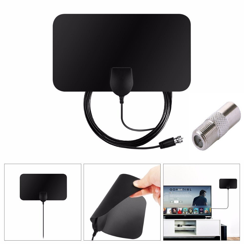 ClearView™ Ultra HD Digital TV Antenna – 200+ Mile Range Indoor/Outdoor Amplified Aerial