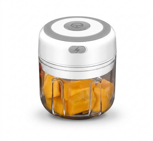 USB Electric Garlic Chopper & Mini Food Processor – Powerful 250ml/100ml Grinder