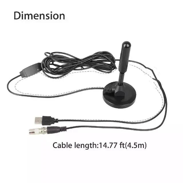 ClearView™ Ultra HD Digital TV Antenna – 200+ Mile Range Indoor/Outdoor Amplified Aerial