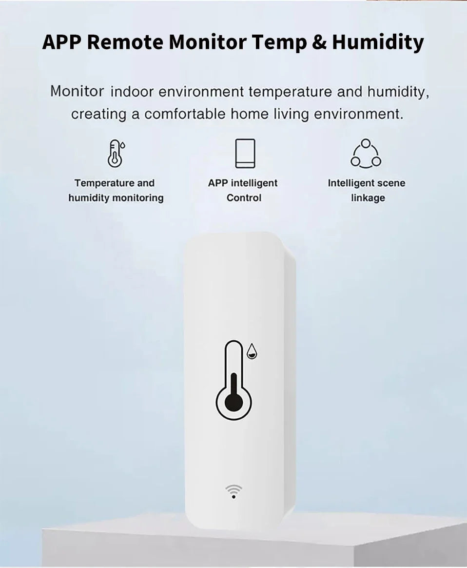 Temperature Humidity Sensor Smart Home Indoor Hygrometer