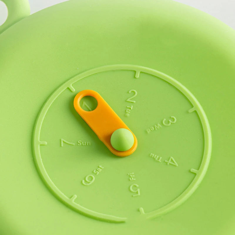 Eco-Friendly Reusable Food Covers with Pull Tab & Freshness Tracker