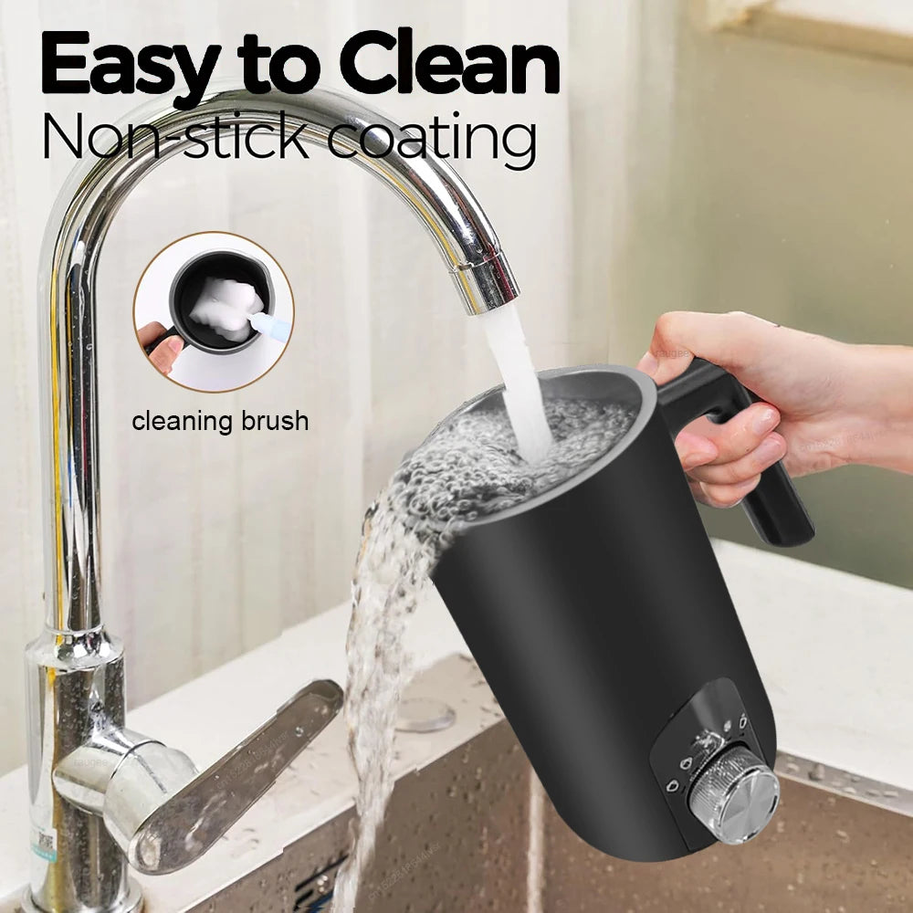 5-in-1 Electric Frother for Coffee & Cream