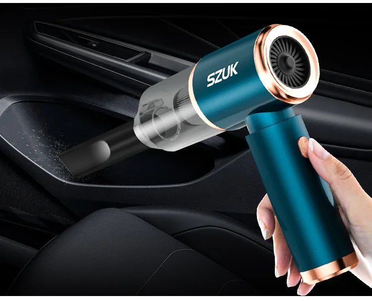 SZUK New Mini Car Vacuum Cleaner 165000Pa Wireless Vacuum Cleaner Powerful Suction Handheld Portable Vacuum Cleaner for car