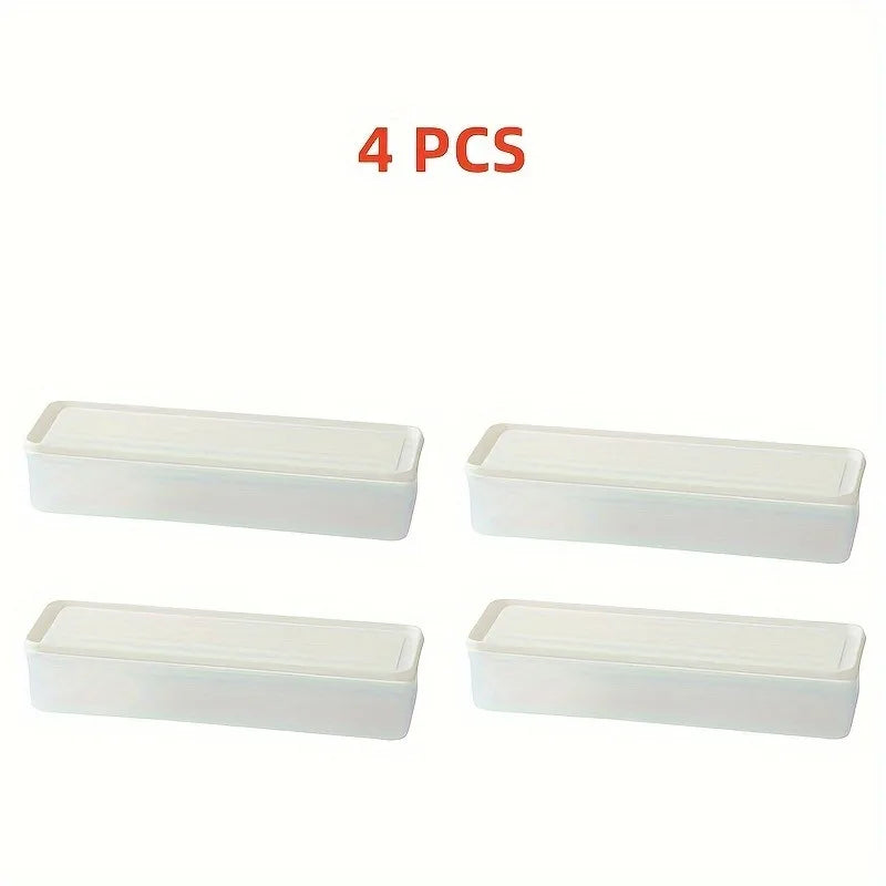 4-Piece Stackable Refrigerator Organizer Set