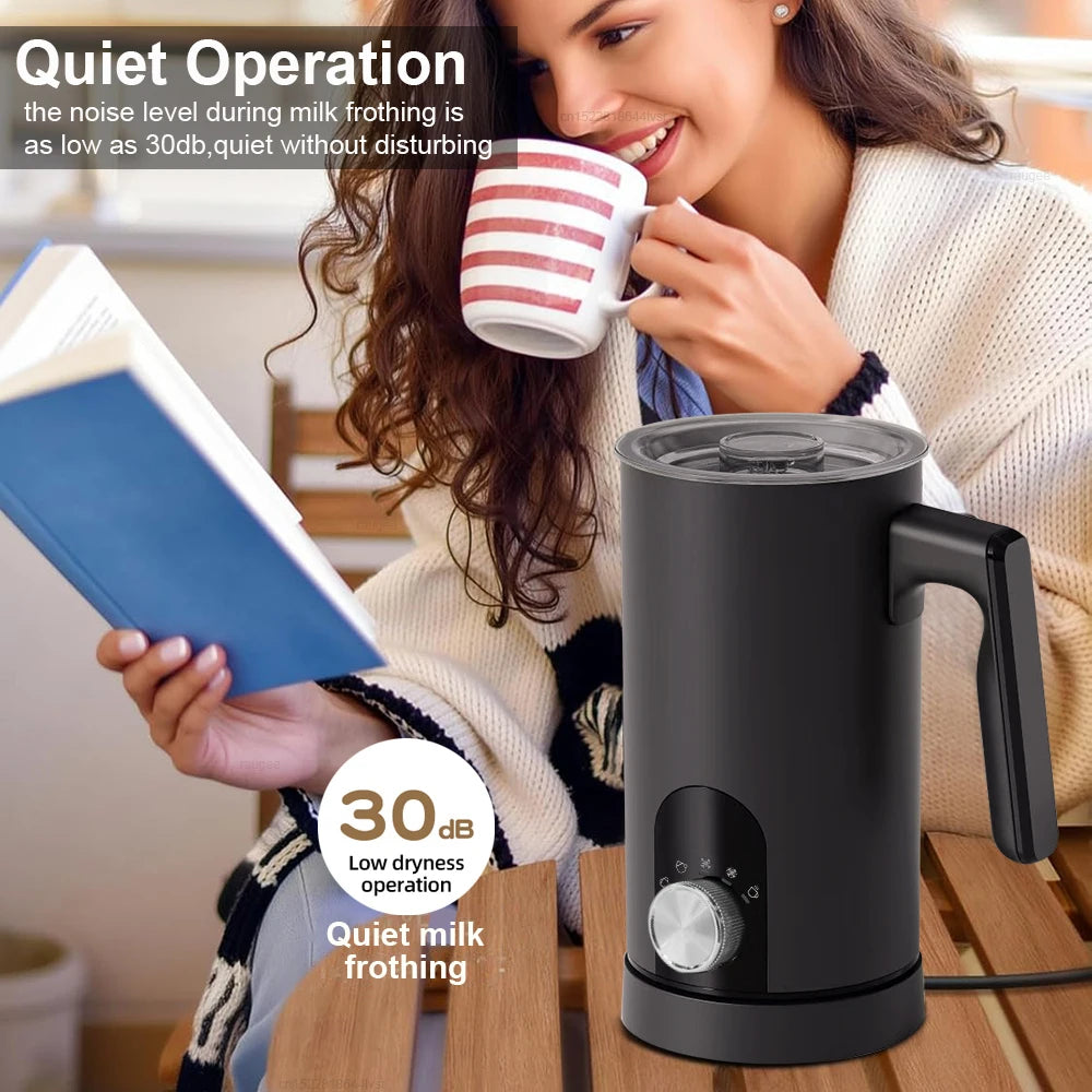 5-in-1 Electric Frother for Coffee & Cream