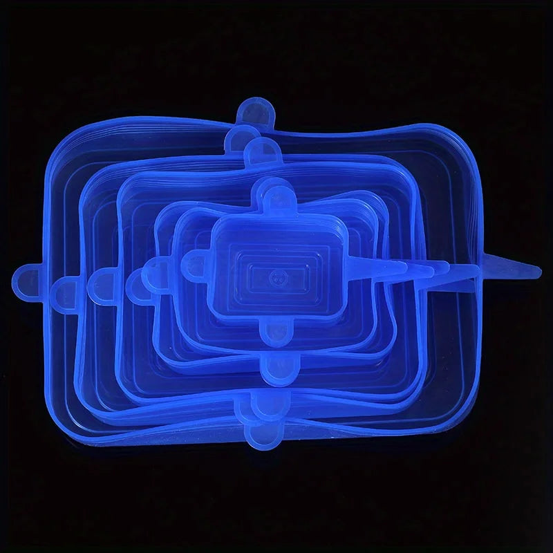 Elite Eco-Friendly Silicone Bowl Covers (Set of 6)