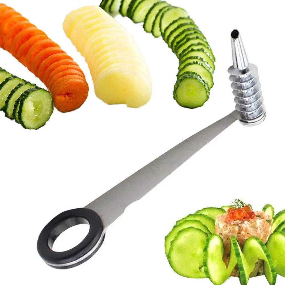 Elite Stainless Steel Vegetable Spiral Slicer