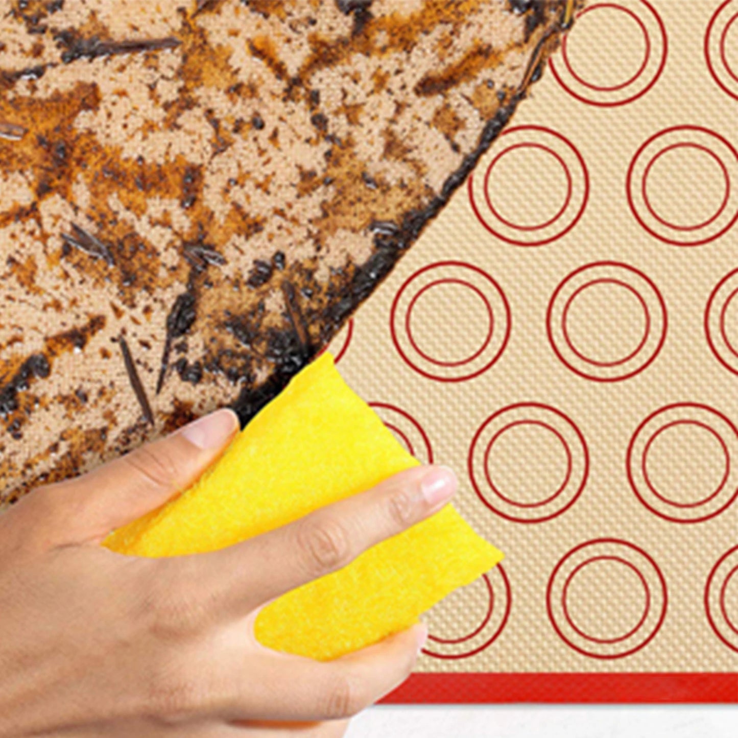 EverBake™ Reusable Silicone Baking Mat – Non-Stick Heat Resistant Oven Liner (0.4mm Ultra-Thin)