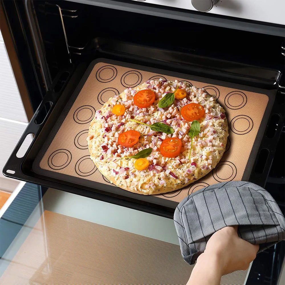 EverBake™ Reusable Silicone Baking Mat – Non-Stick Heat Resistant Oven Liner (0.4mm Ultra-Thin)