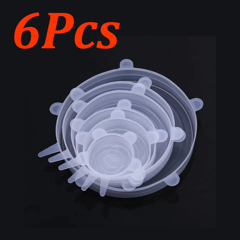Elite Reusable Silicone Stretch Lids – 6 to 24 Piece Set