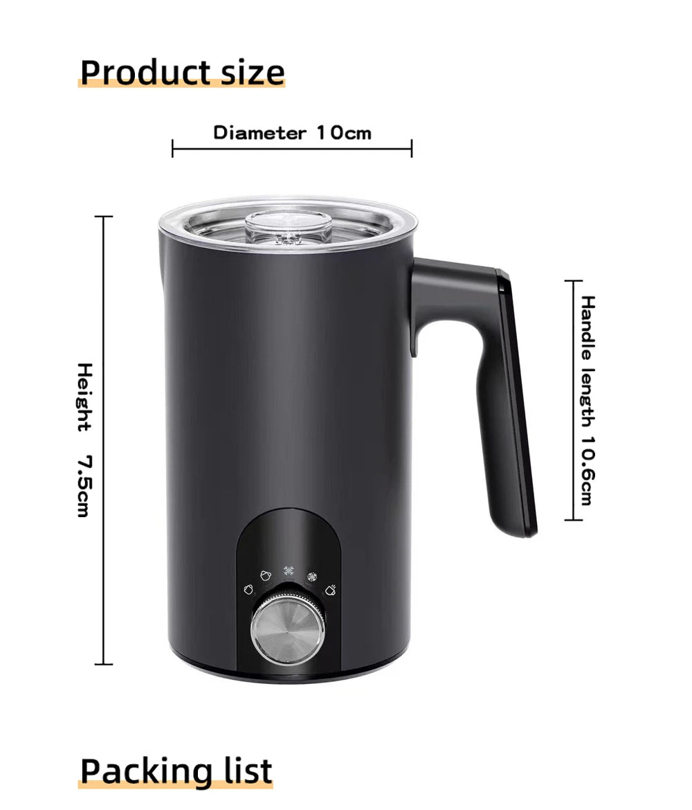 5-in-1 Electric Frother for Coffee & Cream