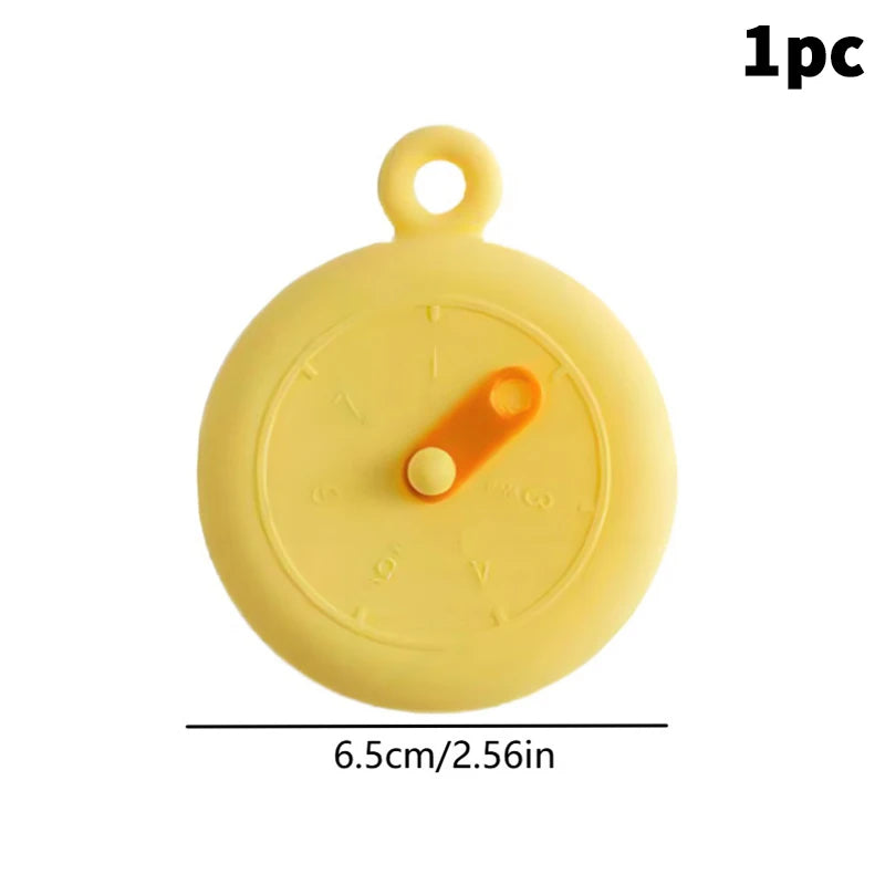 Eco-Friendly Reusable Food Covers with Pull Tab & Freshness Tracker