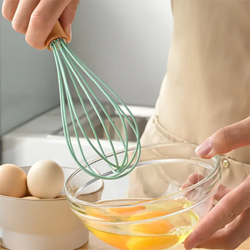 Elite 12-Piece Silicone Cooking Utensils Set with Wooden Handles
