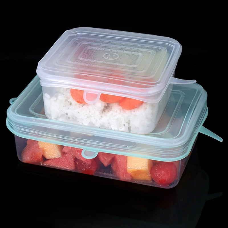 6-Pack Adaptable Silicone Food Caps