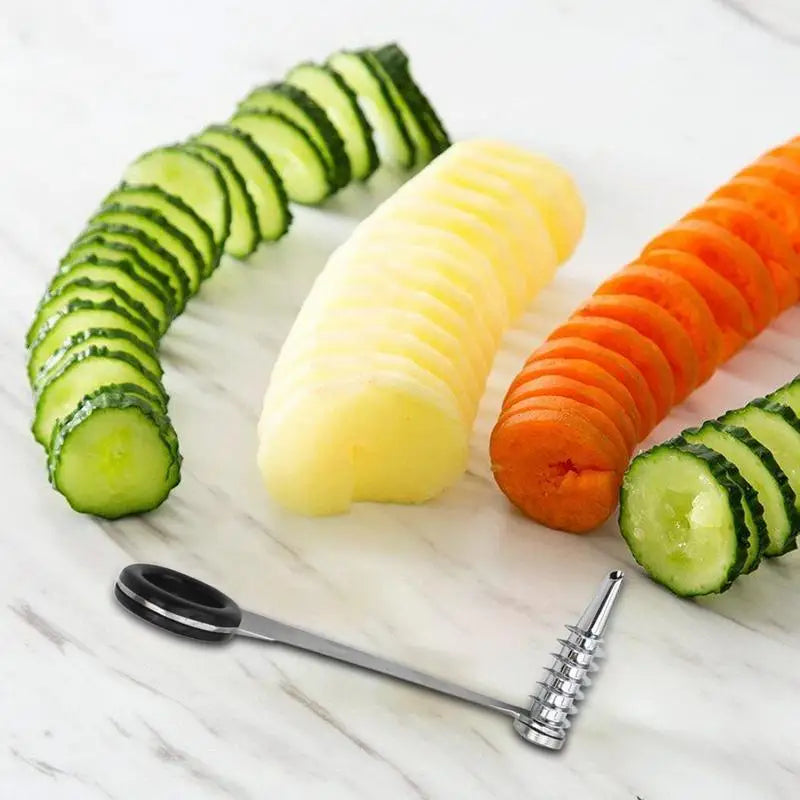 Elite Stainless Steel Vegetable Spiral Slicer
