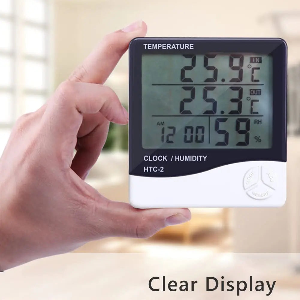 3-in-1 Digital Weather Station & Humidity Monitor