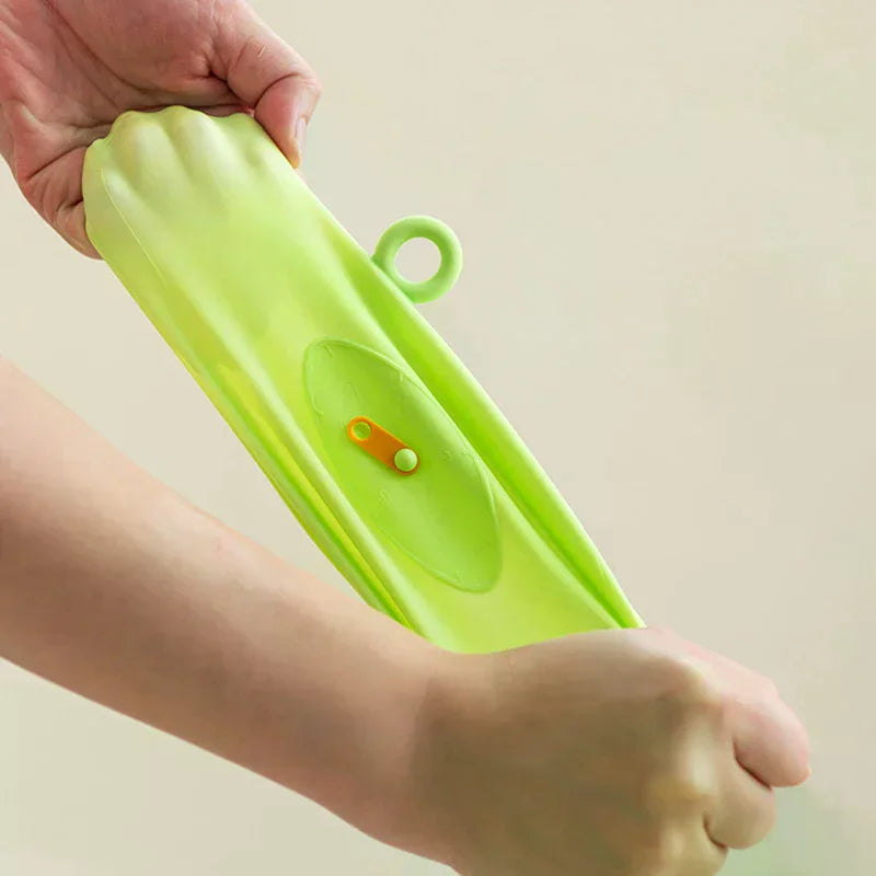 Eco-Friendly Reusable Food Covers with Pull Tab & Freshness Tracker