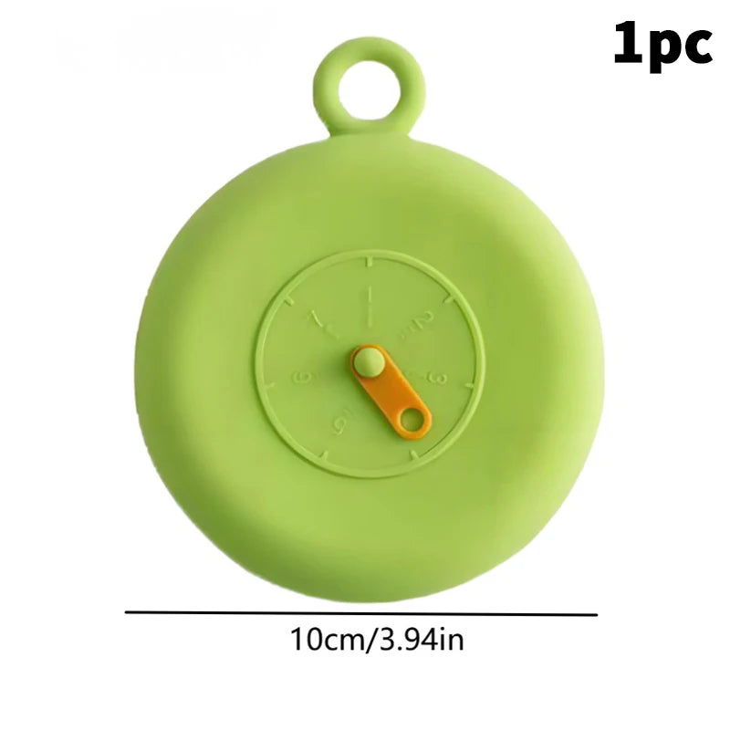 Eco-Friendly Reusable Food Covers with Pull Tab & Freshness Tracker