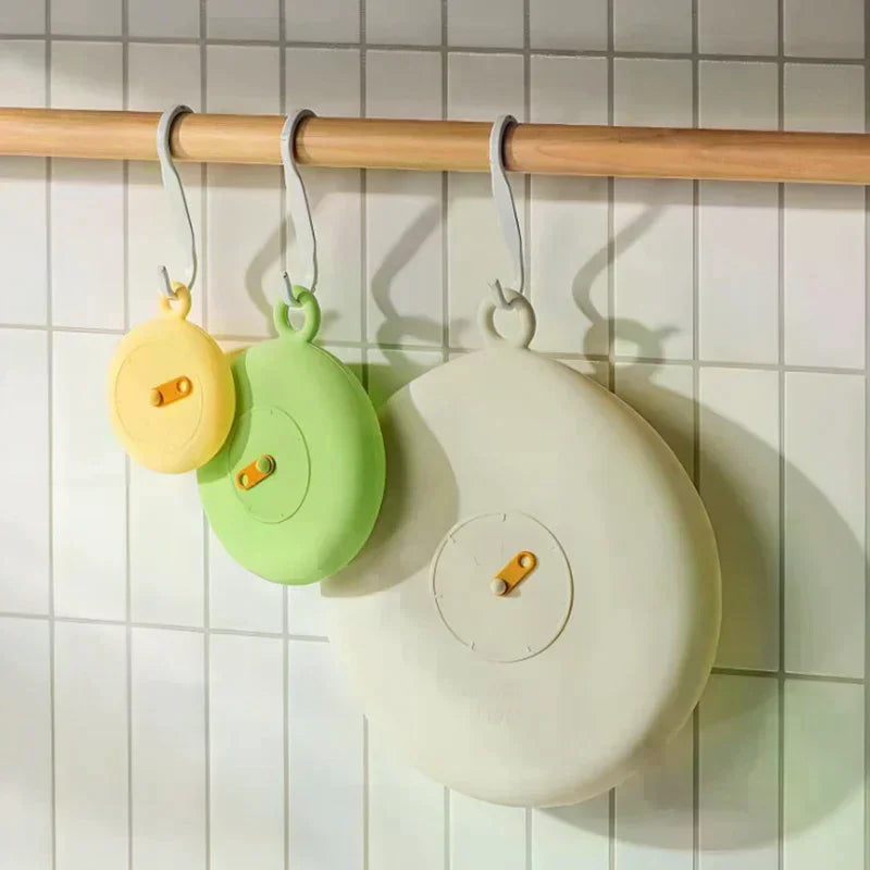 Eco-Friendly Reusable Food Covers with Pull Tab & Freshness Tracker