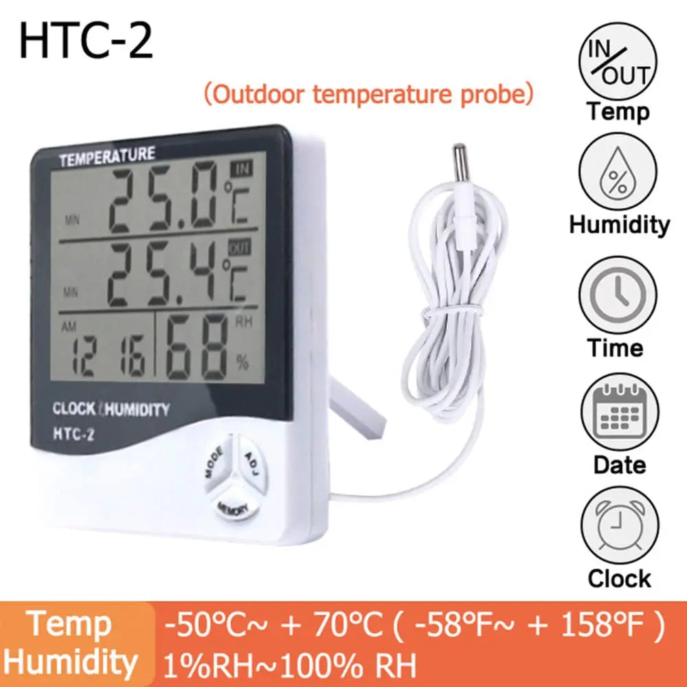 3-in-1 Digital Weather Station & Humidity Monitor