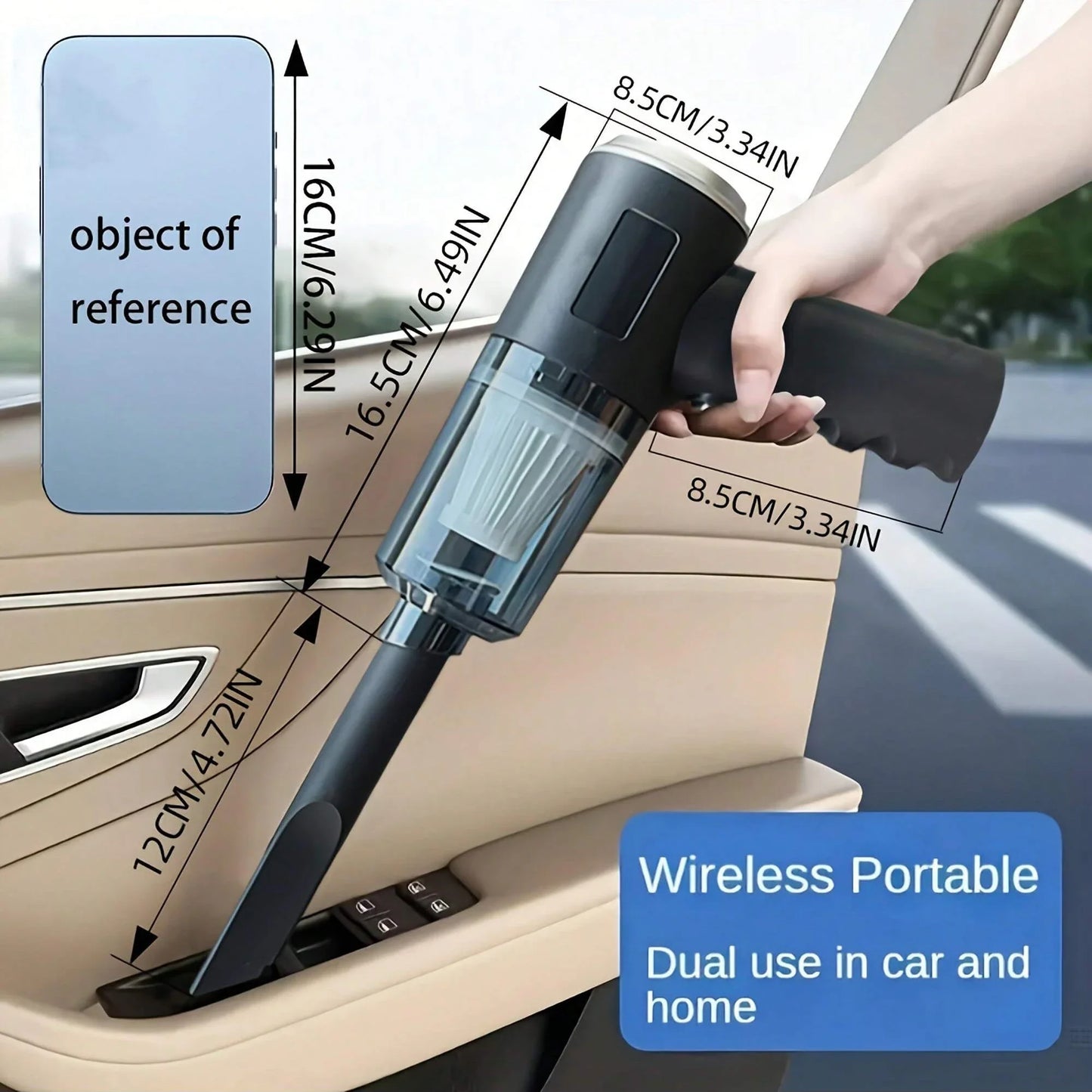 Smart Cordless Vacuum Cleaner – 120W Powerful Suction for Quick Cleanups