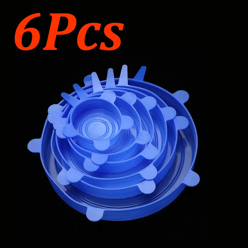 Elite Reusable Silicone Stretch Lids – 6 to 24 Piece Set