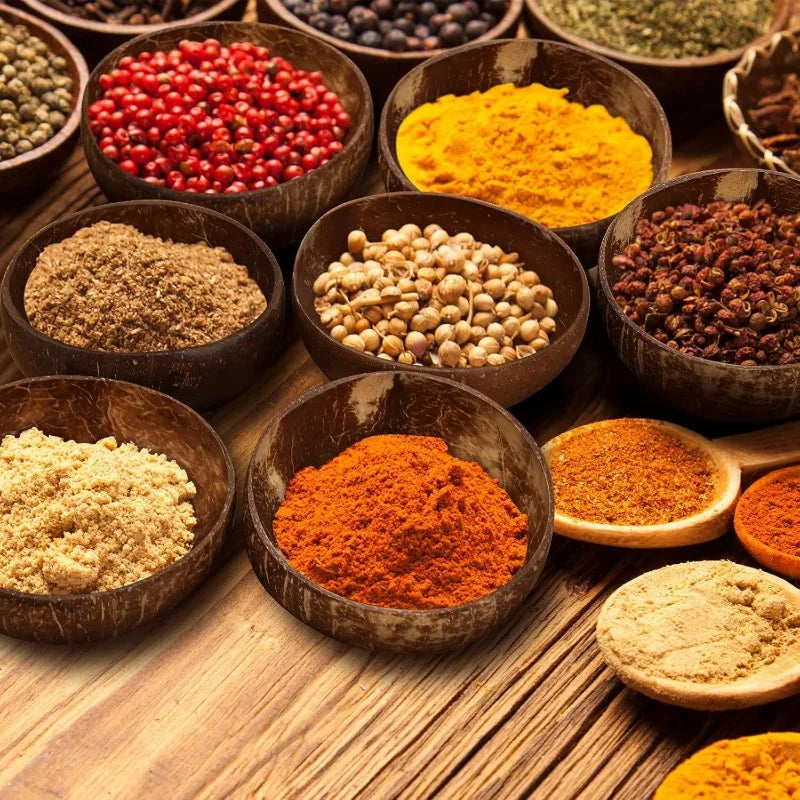 Elite Natural Handcrafted Coconut Bowl & Spoon Set