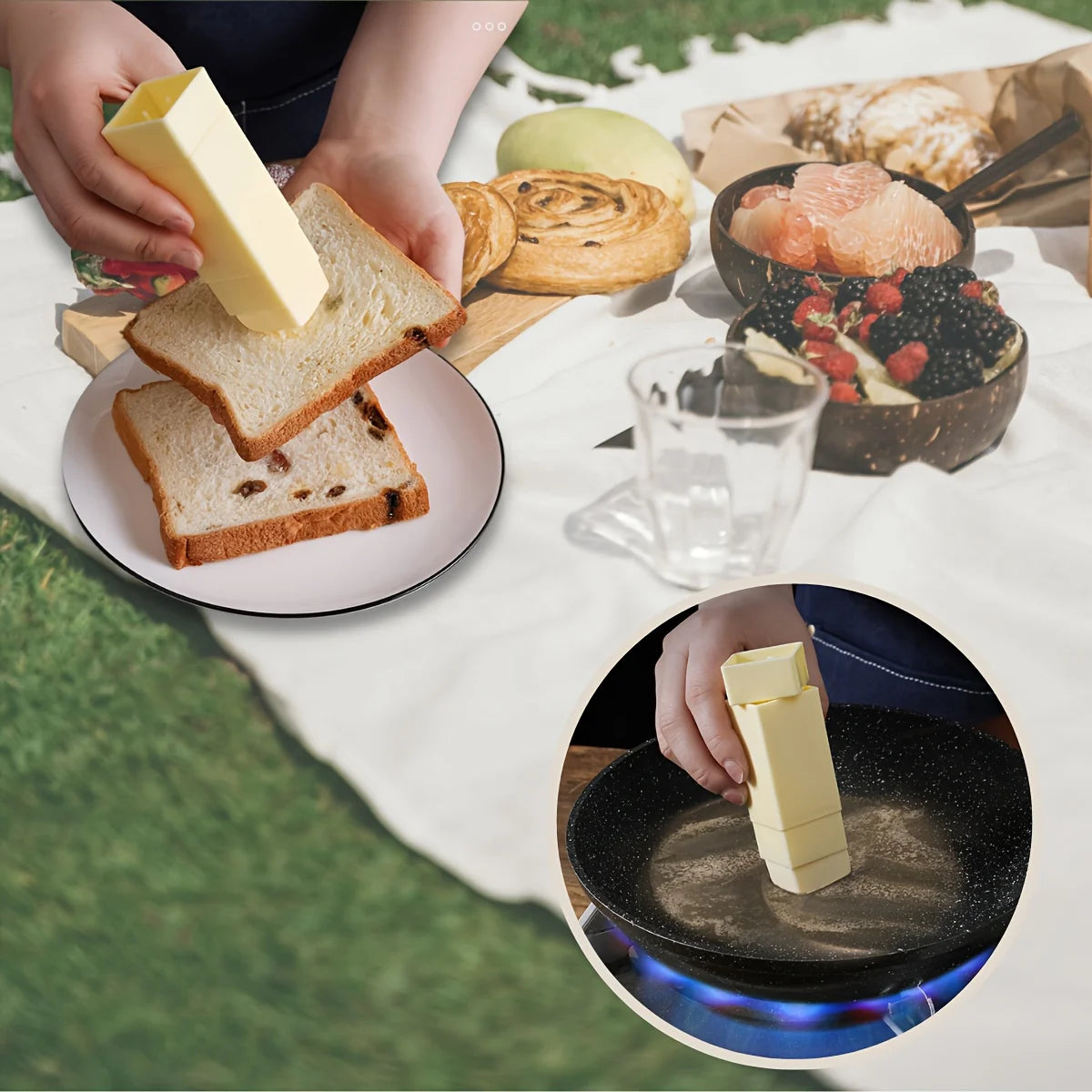 Elite One-Touch Portable Butter Spreader & Dispenser