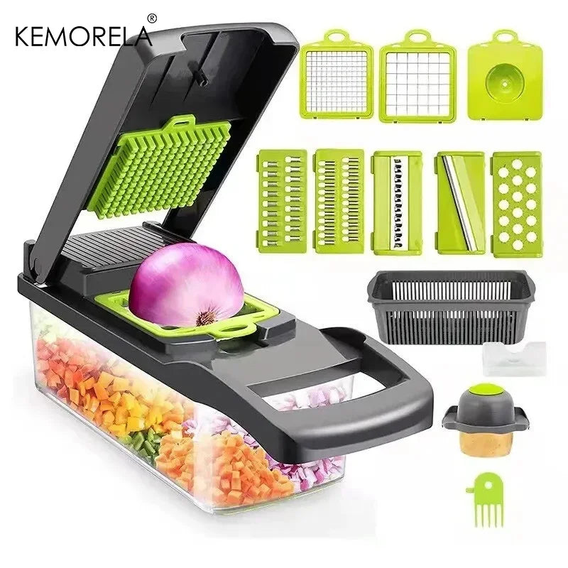 Vegetable Chopper Onion Chopper Handle Food Grate Food Chopper Kitchen Vegetable Slicer