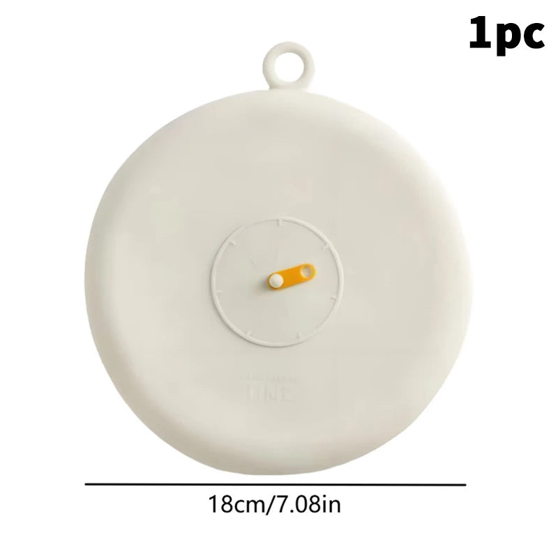 Eco-Friendly Reusable Food Covers with Pull Tab & Freshness Tracker