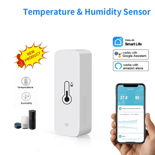Temperature Humidity Sensor Smart Home Indoor Hygrometer