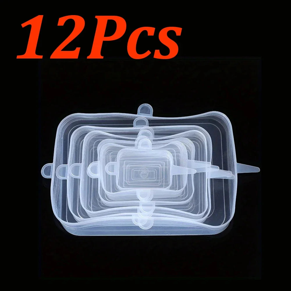 Elite Reusable Silicone Stretch Lids – 6 to 24 Piece Set