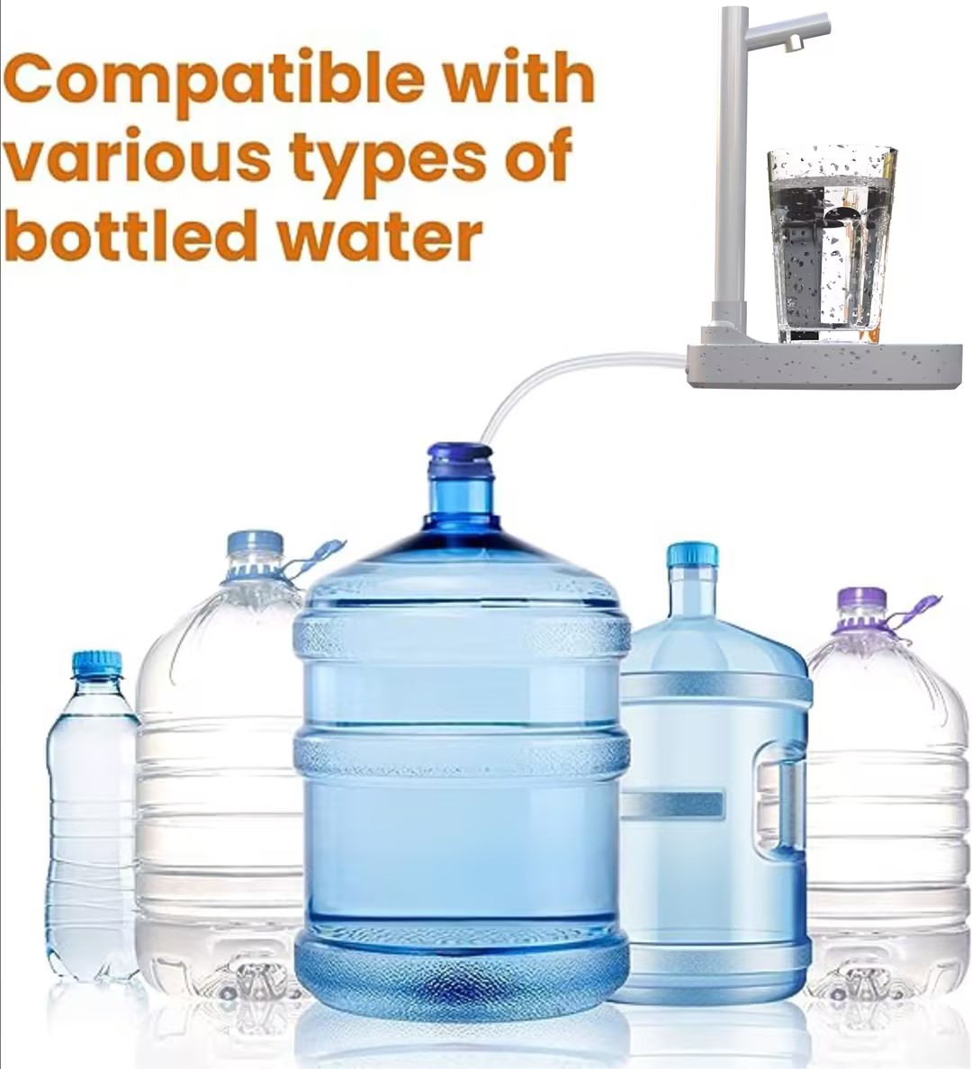 Elite Desktop Automatic Water Dispenser with Stand
