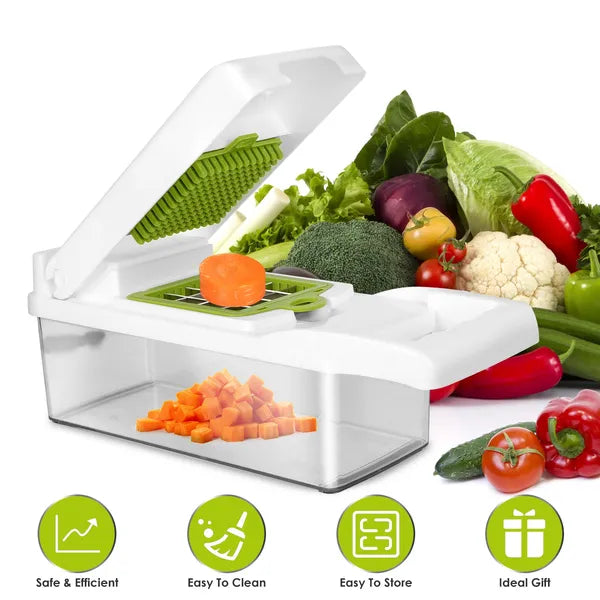 12-in-1 Professional Vegetable Chopper & Slicer Set